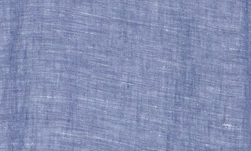 Brooks Brothers Sport Fit Linen Short Sleeve Button-down Shirt In Blue