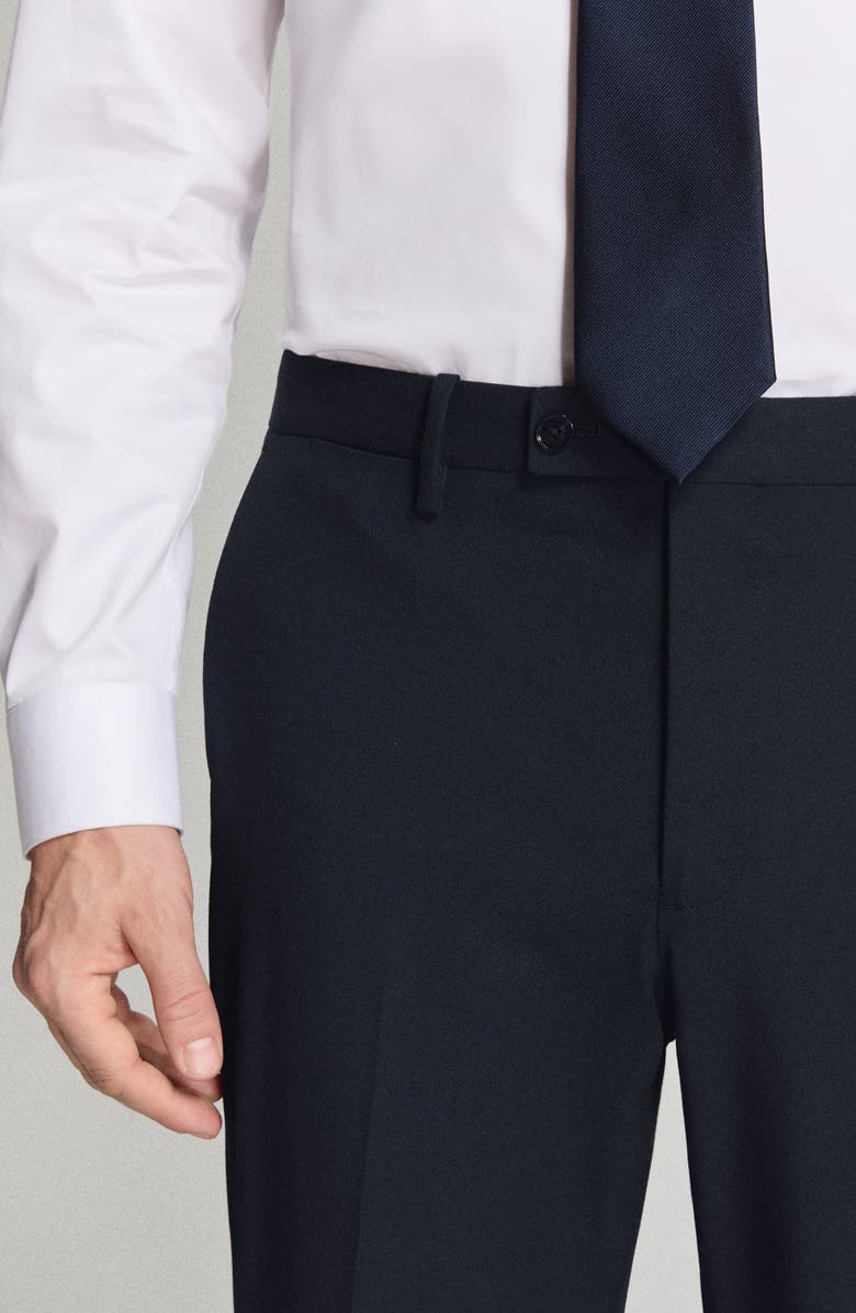 MANGO Milan Slim Fit Suit Pants, Alternate, color, Navy