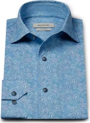 Bugatchi Devon OoohCotton® Paisley Button-Up Shirt