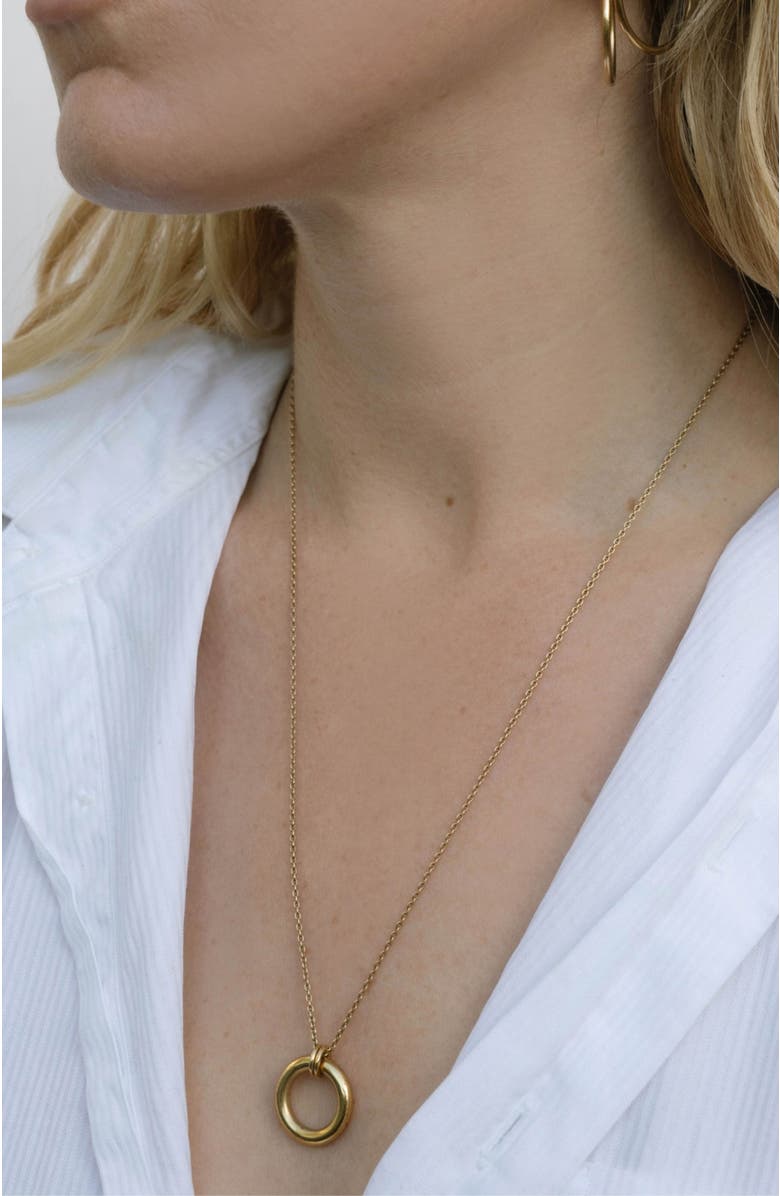 Otiumberg 14kt Gold Vermeil San Sebastian Necklace, Alternate, color, Yellow Toned Gold