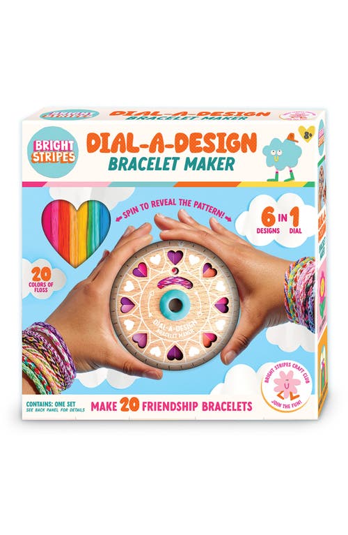 BRIGHT STRIPES Dial-a-Design Friendship Bracelet Maker in Multi 