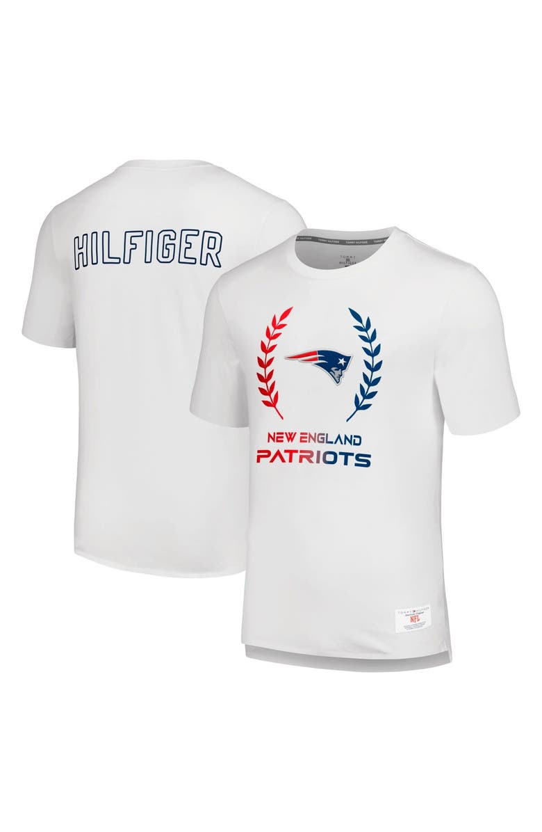Tommy Hilfiger Men's Tommy Hilfiger White New England Patriots Miles T-Shirt, Alternate, color, 