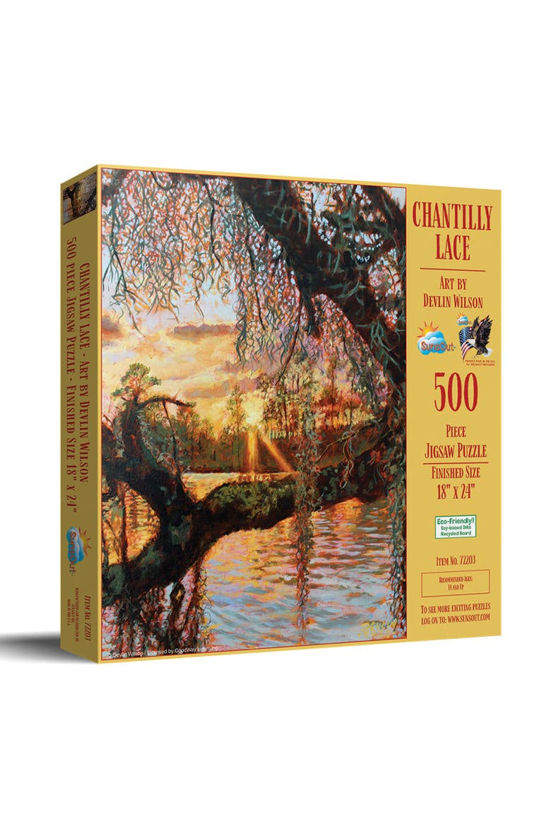 Chantilly Lace 550 piece Jigsaw Puzzle for Adults, Main, color, Multicolor