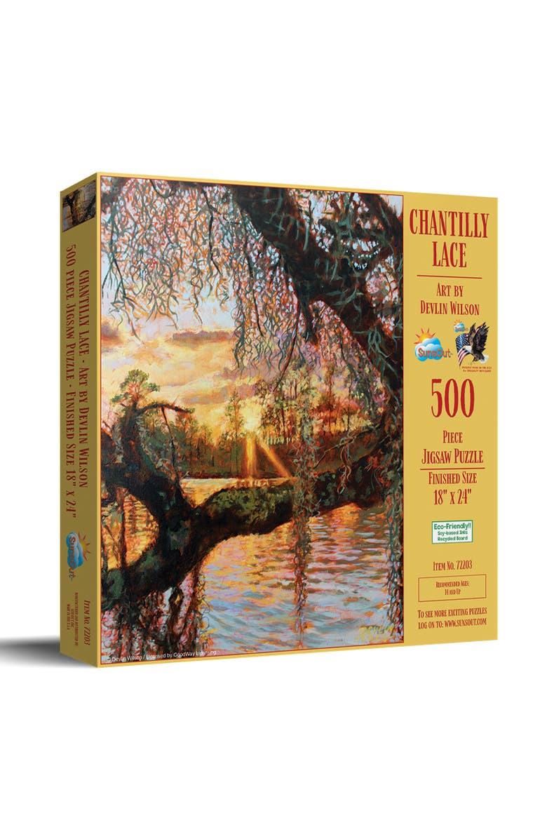 Sunsout Chantilly Lace 550 piece Jigsaw Puzzle for Adults, Main, color, Multicolor