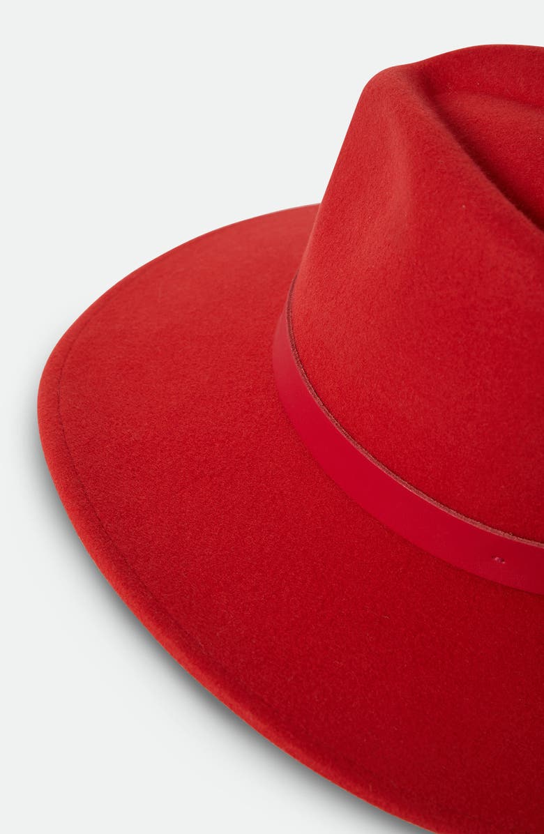 Brixton Harper Felted Wool Fedora, Alternate, color, Adrenaline Rush