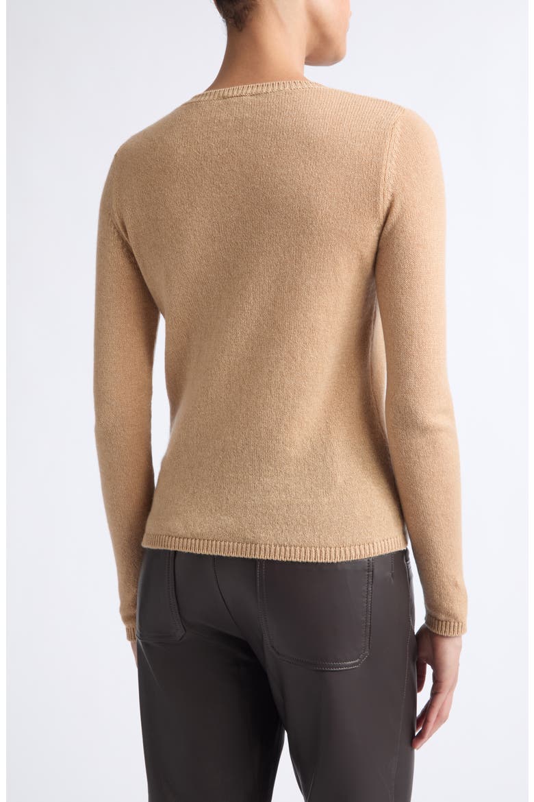 Semisheer Cashmere Crewneck Sweater, Alternate, color, 04NN CAMEL