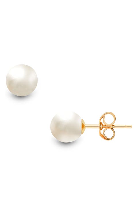 Freshwater Pearl Stud Earrings