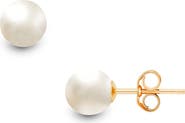 Frankie & Zoe Freshwater Pearl Stud Earrings