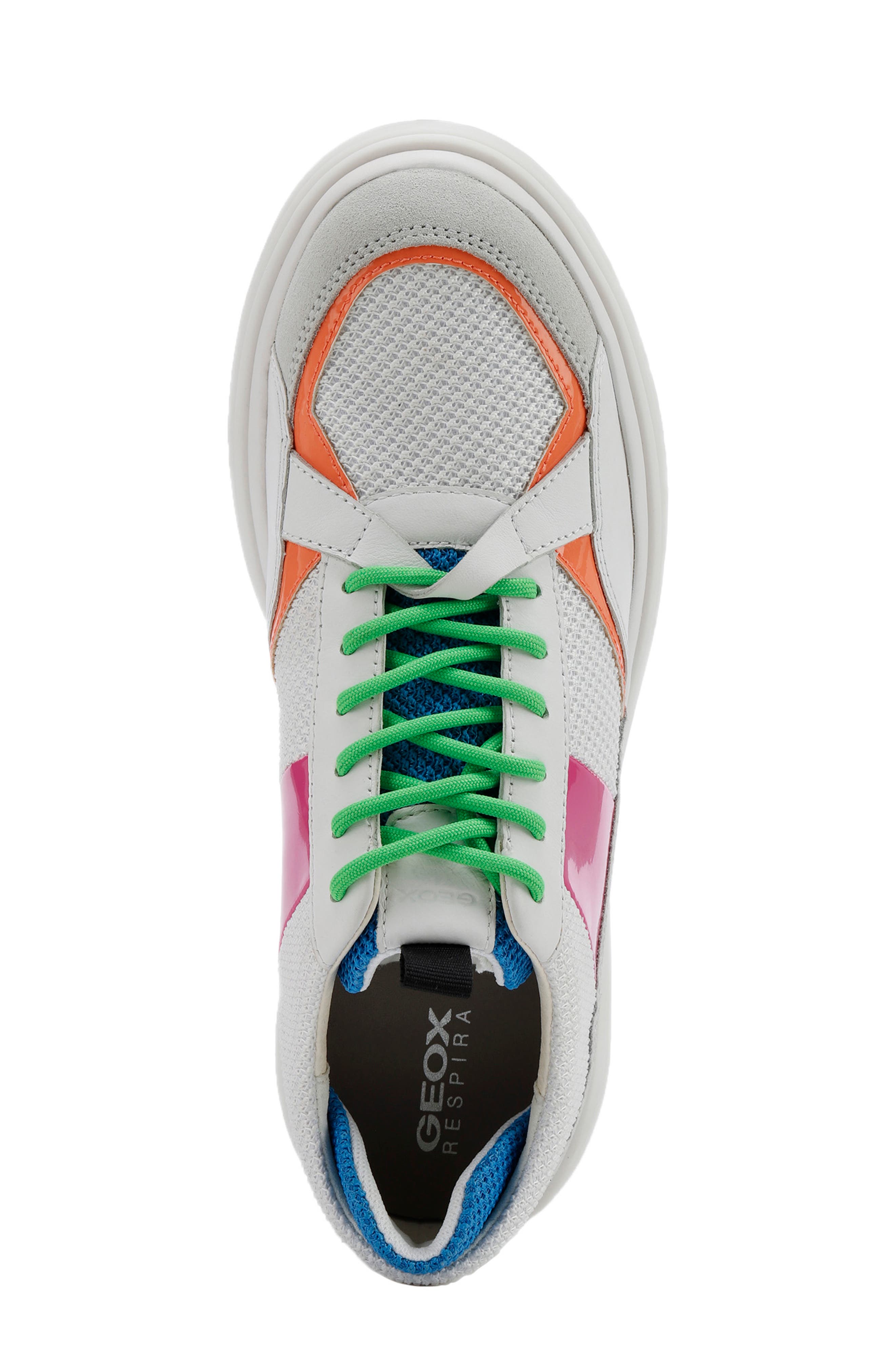Phaolae Sneaker, Alternate, color, WHITE/ FUCHSIA