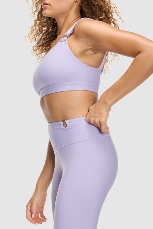 Peloton Cadent O-ring One Shoulder Bra In Purple