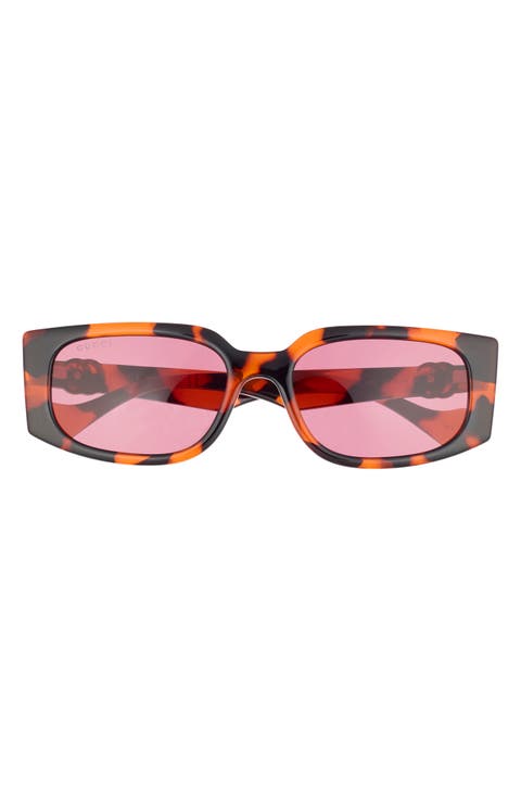 55mm Rectangular Sunglasses