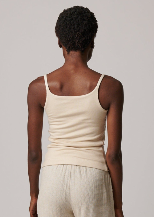 Leisure Lab Womens Tank Top In Cream