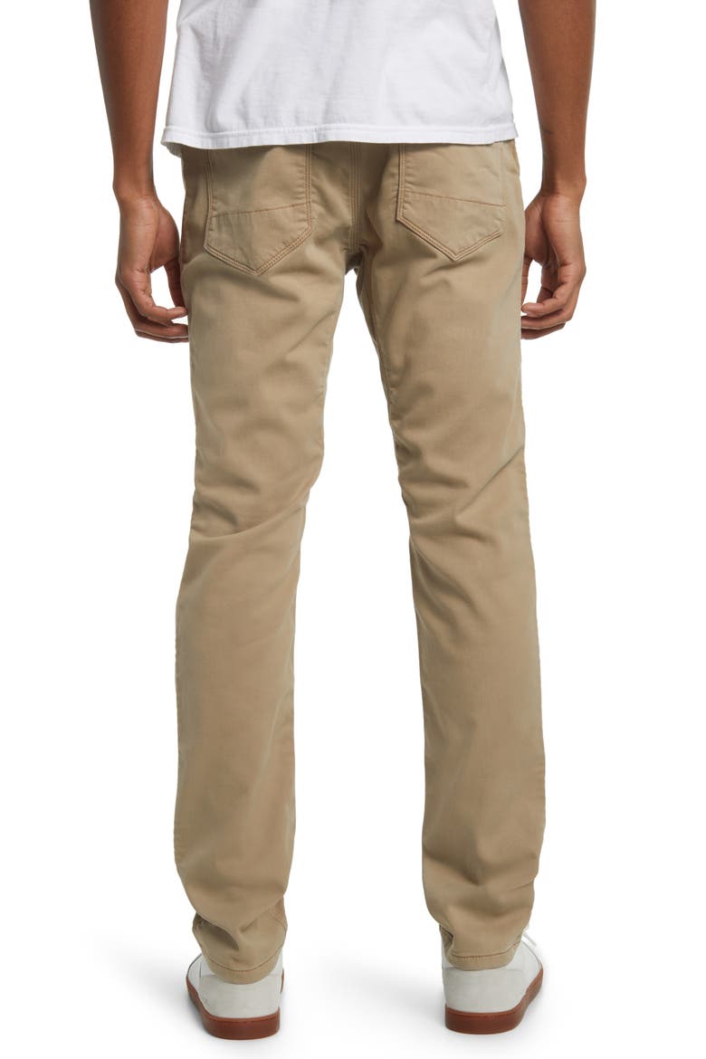 No Sweat Slim Fit Stretch Pants, Alternate, color, DESERT KHAKI