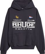 Rhude Regatta Club French Terry Graphic Hoodie