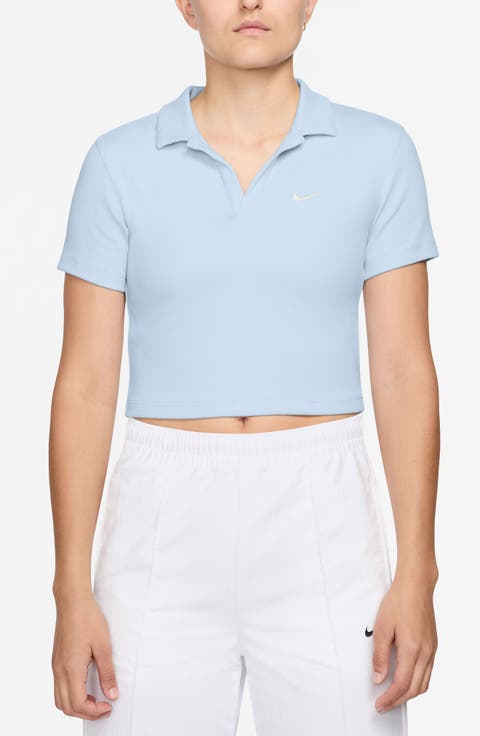 Essentials Stretch Crop Polo (Regular & Tall)