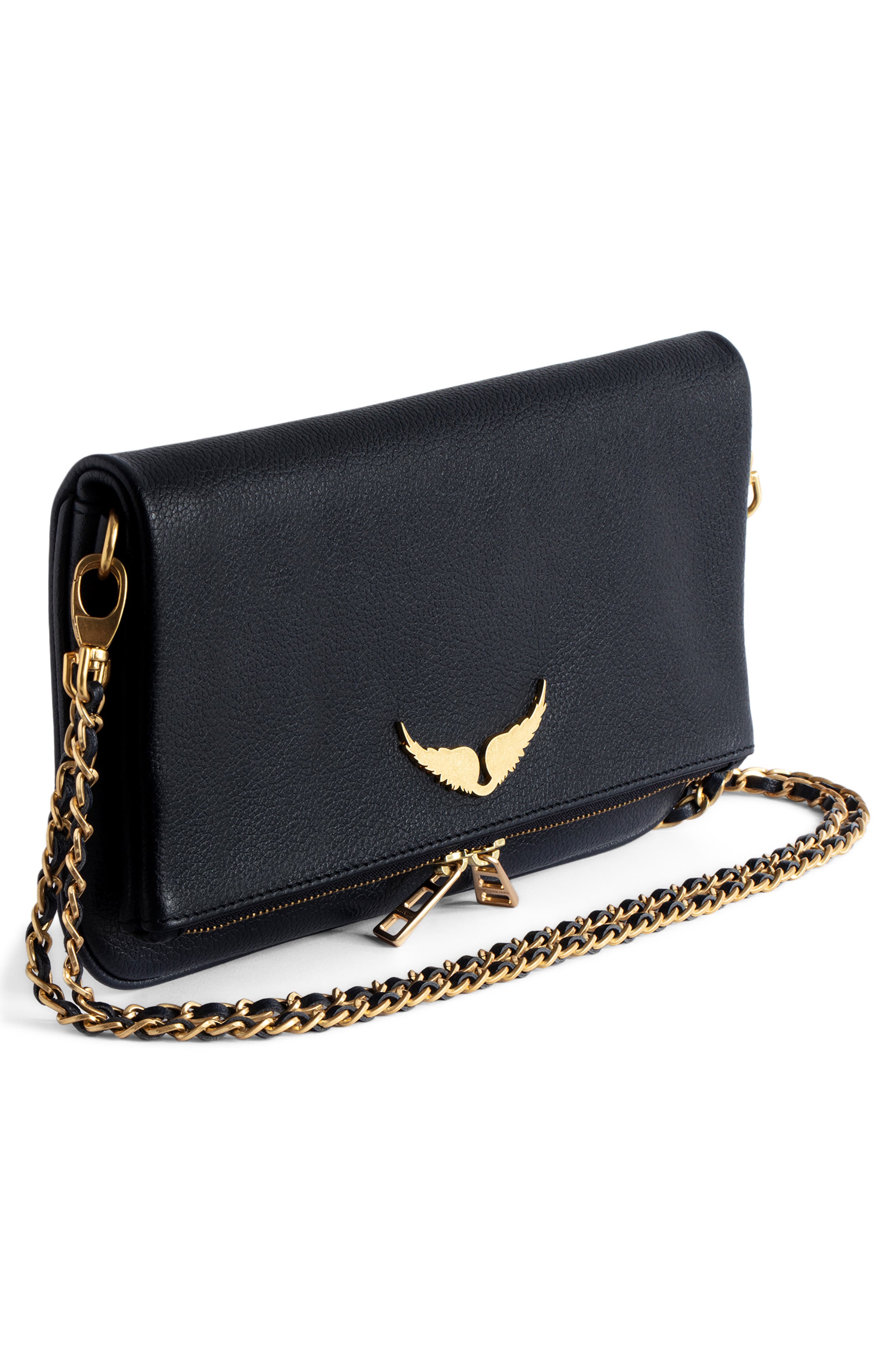 Женские сумки Zadig & Voltaire Rock Grained Leather Crossbody Bag — фото 3