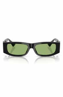 Versace 55mm Rectangular Sunglasses