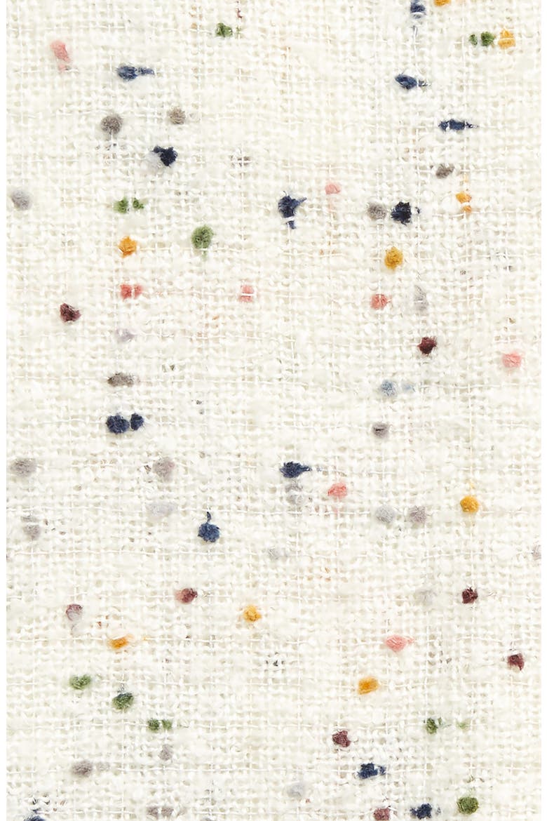 Confetti Nep Fringe Throw Blanket, Alternate, color, IVORY MULTI