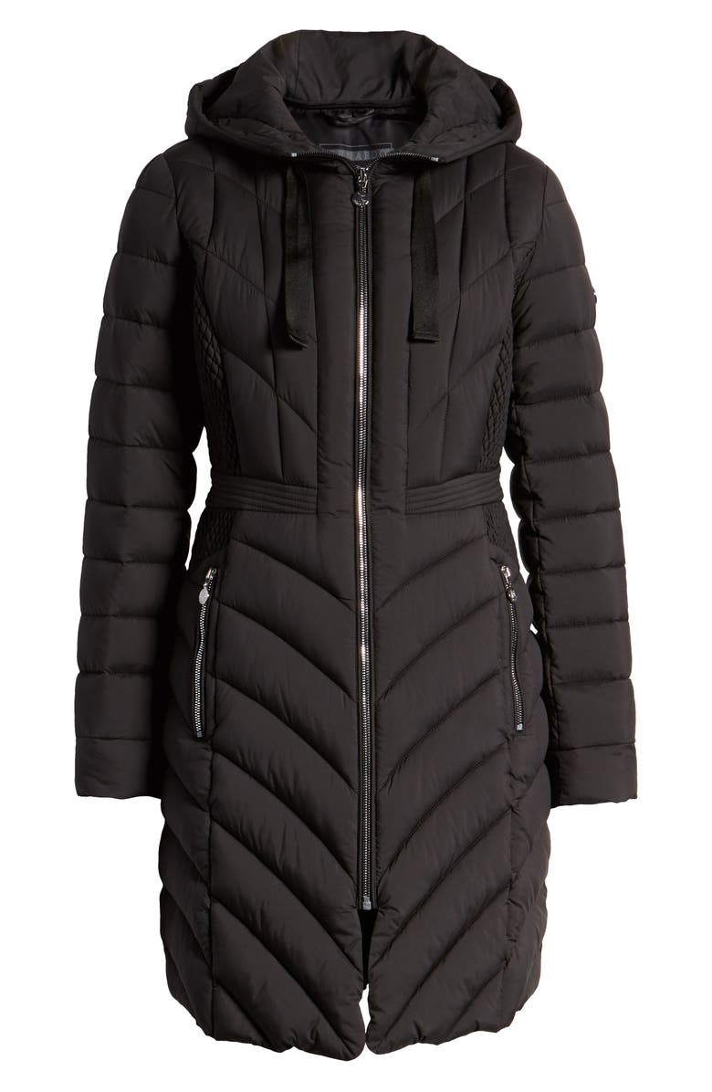 Bernardo Packable Hooded Walker Coat, Alternate, color,