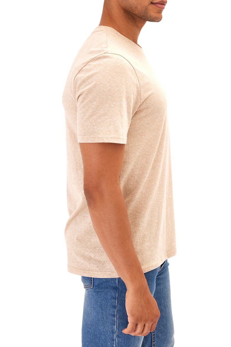 V-Neck Slub T-Shirt, Alternate, color, CHAI