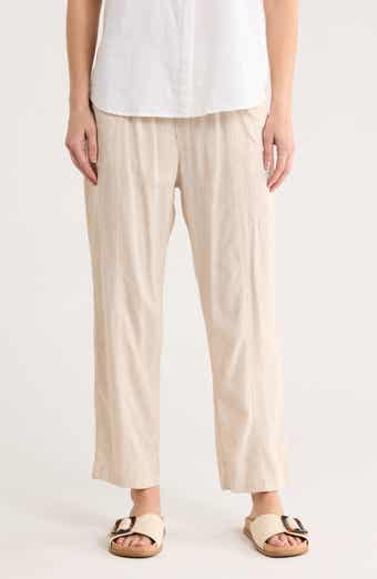 Caslon® Pull-On Linen Blend Pants
