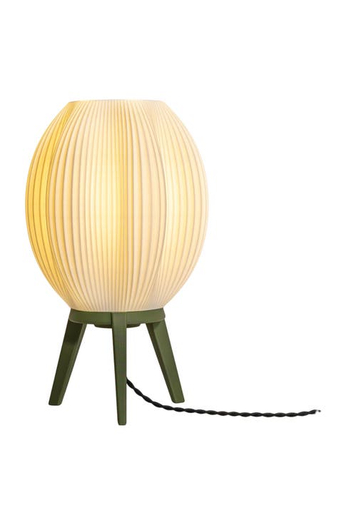 Wavy 16.5" Modern Contemporary Plant-Based PLA 3D Printed Dimmable LED Table Lamp