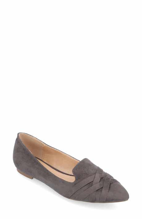 Journee Collection Mindee Crisscross Toe Flat - Wide Width Available
