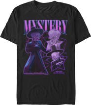KPop Demon Hunters Men's Mystery Saja Collage Short Sleeve Graphic T-Shirt