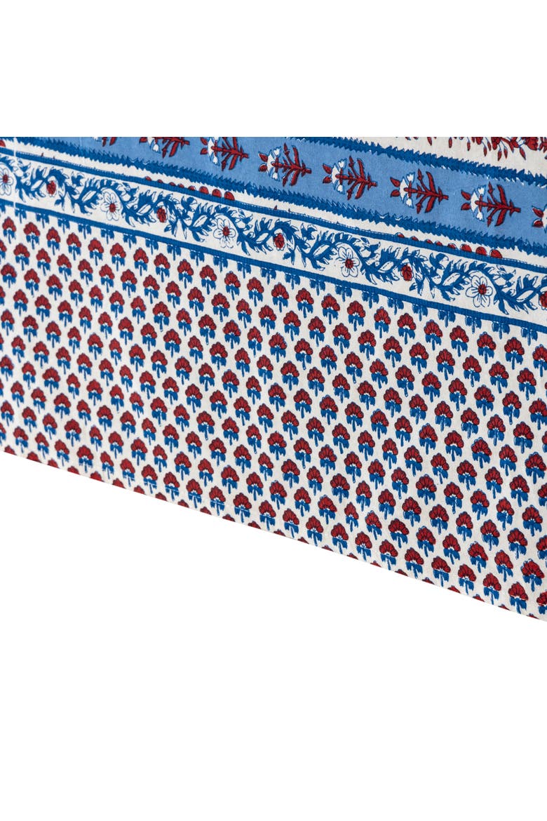 Provence Avignon Tablecloth, Alternate, color, Red/Blue 90" x 90"