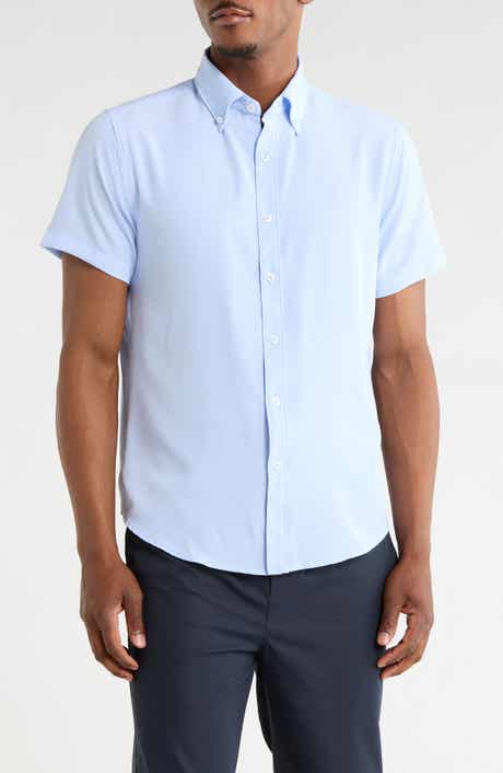 DENIM AND FLOWER Geo Print Stretch Tech Shirt