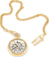 Peugeot Vintage Open Face Cable Chain Pocketwatch- 42MM