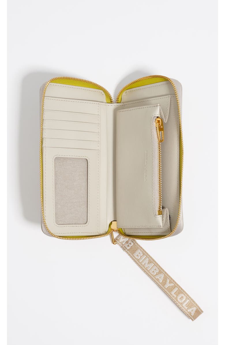 Bimba y Lola Leather upper wallet, Alternate, color, Stone