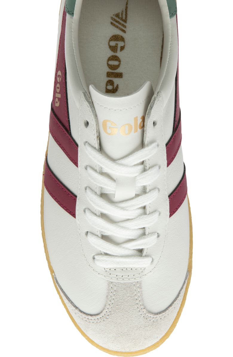 Gola Medallist Sneaker, Alternate, color, White/ Cerise/ Green Mist/ Gum