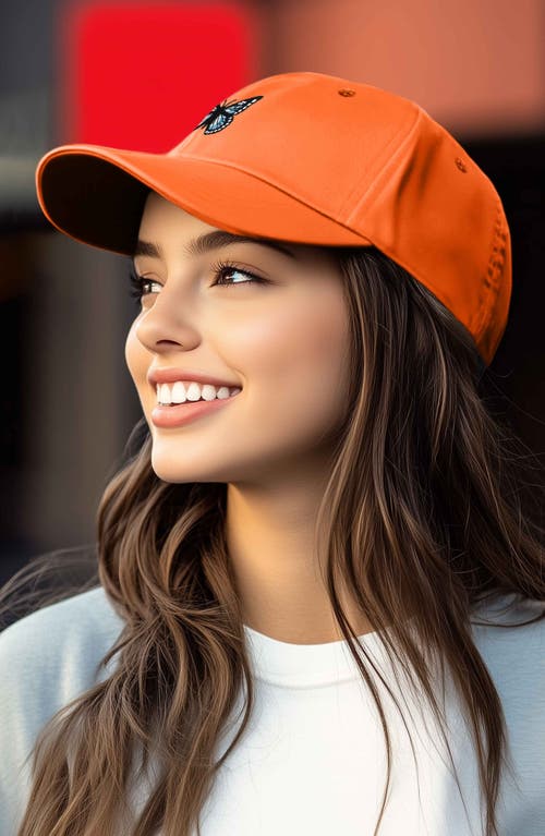 Dalix Butterfly Hat In Orange