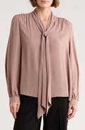 Gemma + Jane Tie Neck Georgette Top
