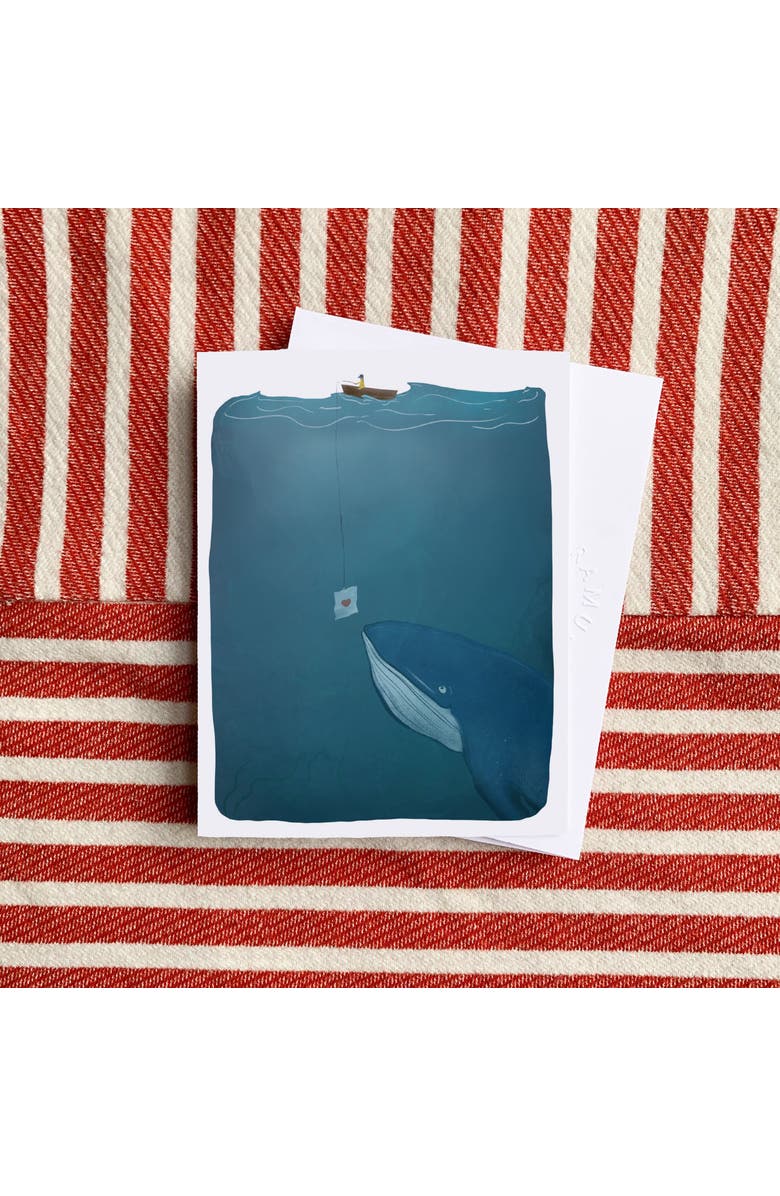 Ramus & Co Love Note Whale Greeting Card Pack Set, Alternate, color, Multi-Pack