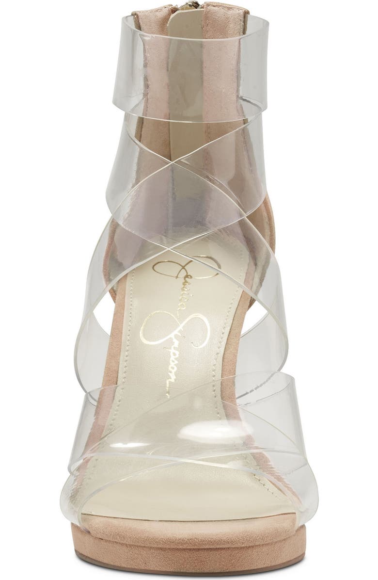 Jessica Simpson Dysti Clear Sandal, Alternate, color,
