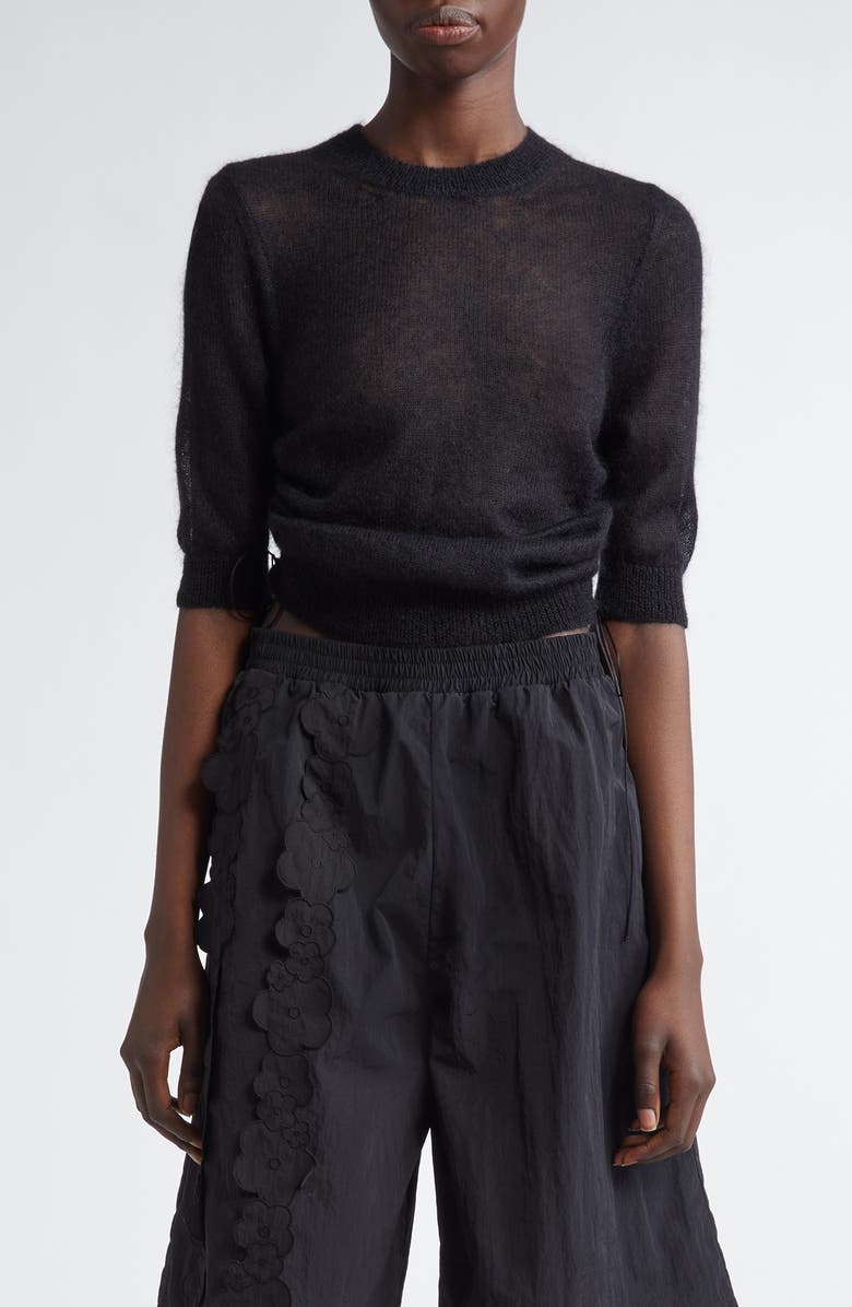 Cecilie Bahnsen Videl Adjustable Mohair Blend Sweater, Main, color,