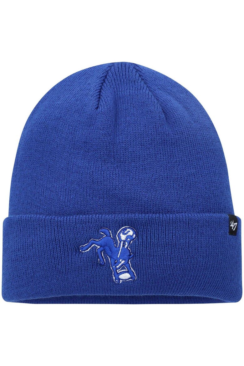 Men's '47 Royal Indianapolis Colts Legacy Cuffed Knit Hat, Main, color, Royal