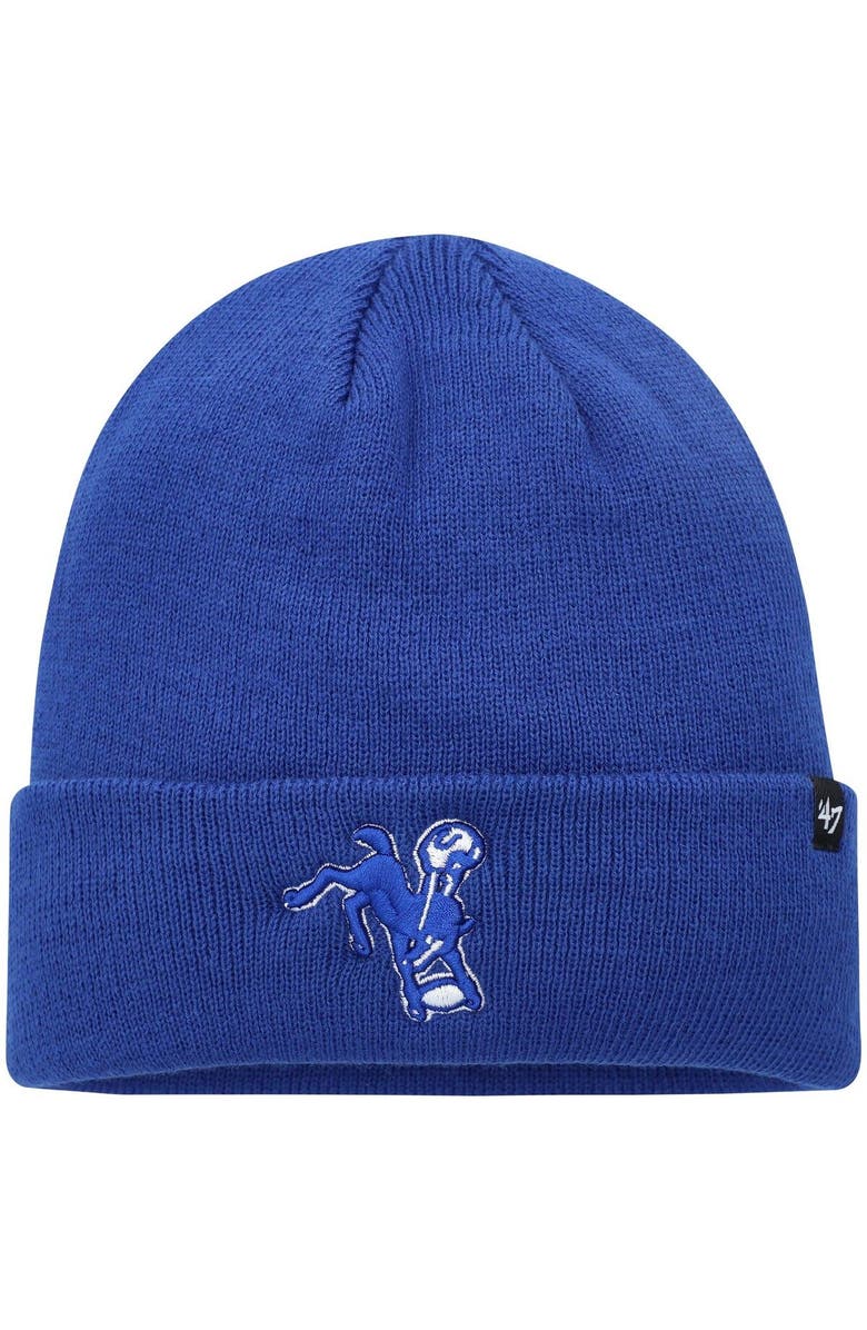 '47 Men's '47 Royal Indianapolis Colts Legacy Cuffed Knit Hat, Main, color,