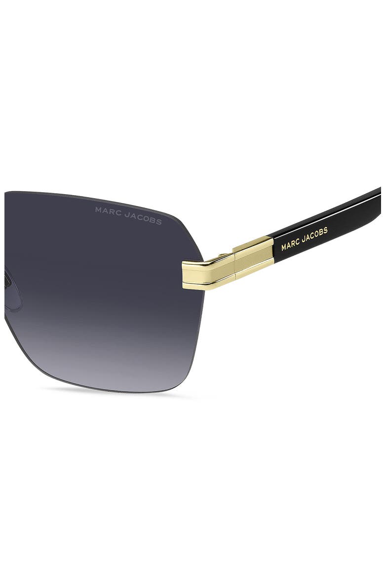 61mm Square Sunglasses, Alternate, color, BLACK