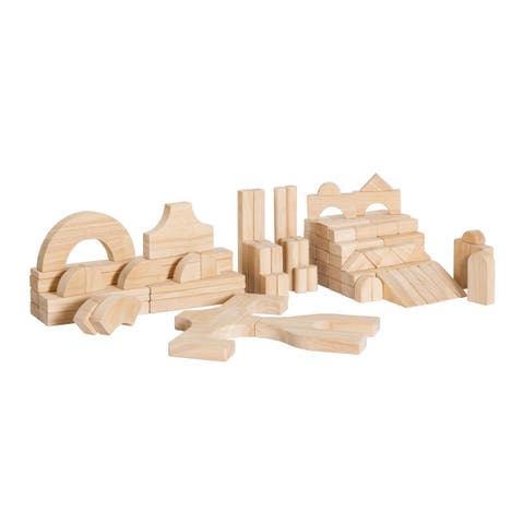 Unit Blocks Classroom Set I - 107 pieces in 28 shapes
