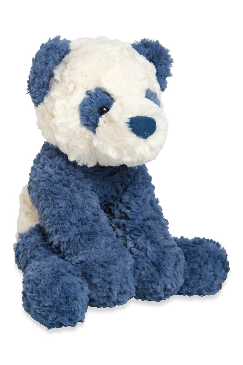 Cozy Panda Bear Stuffed Animal, Main, color, BLUE