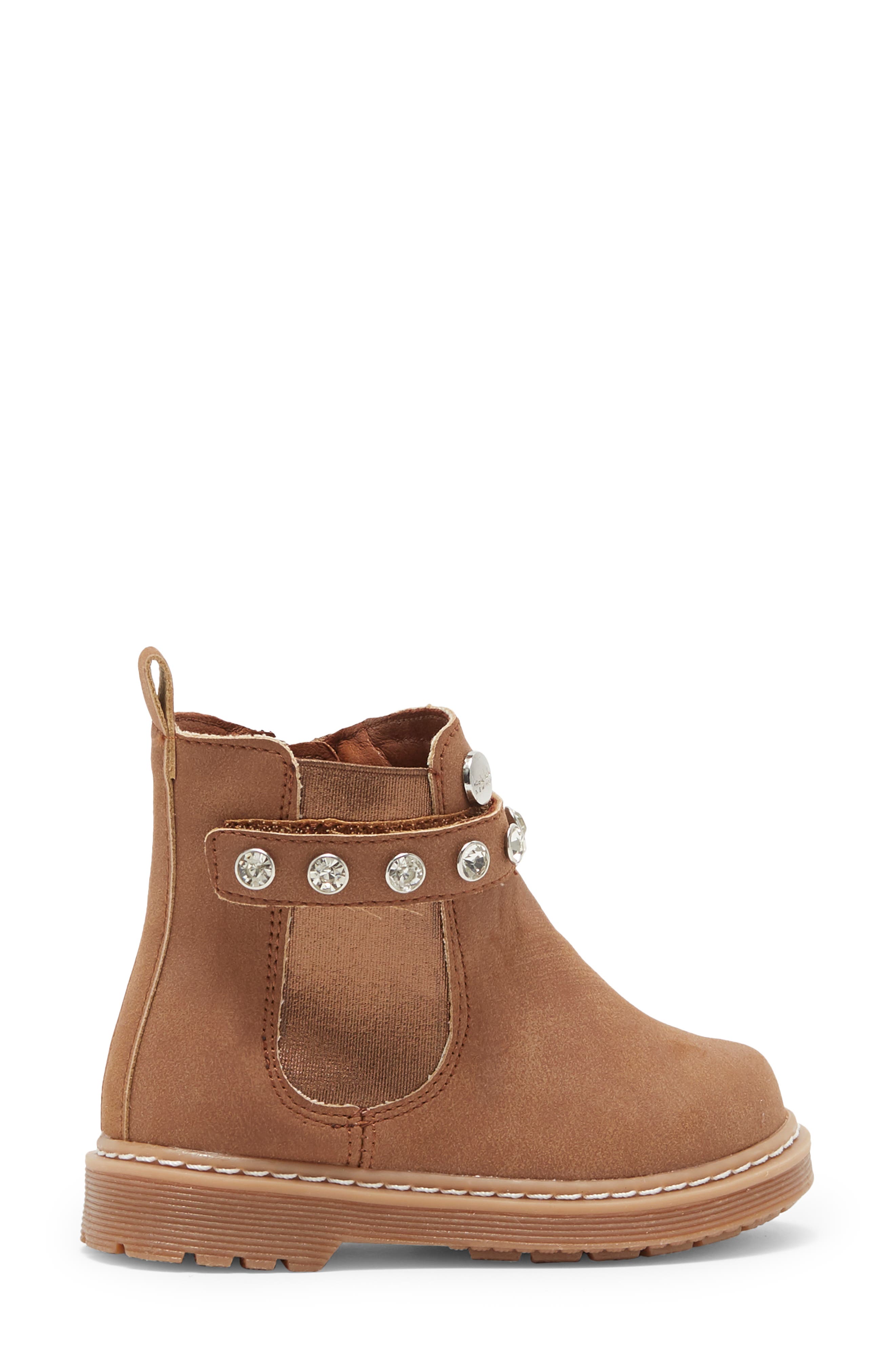 Nicole Miller Kids' Rhinestone Strap Bootie, Alternate, color, 