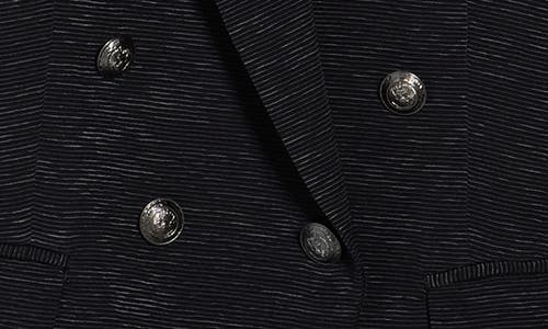 L'agence Kenzie Double Breasted Blazer In Black