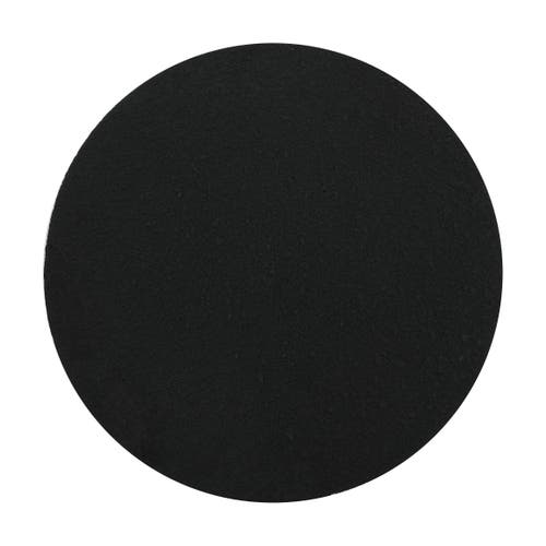 Jonathan Y Brady 16.25" Minimalist Modern Drum Accent Table, Black Frosted In Black Frosted