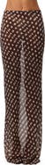 Naked Wardrobe Polka Dot Illusion Chiffon Maxi Skirt