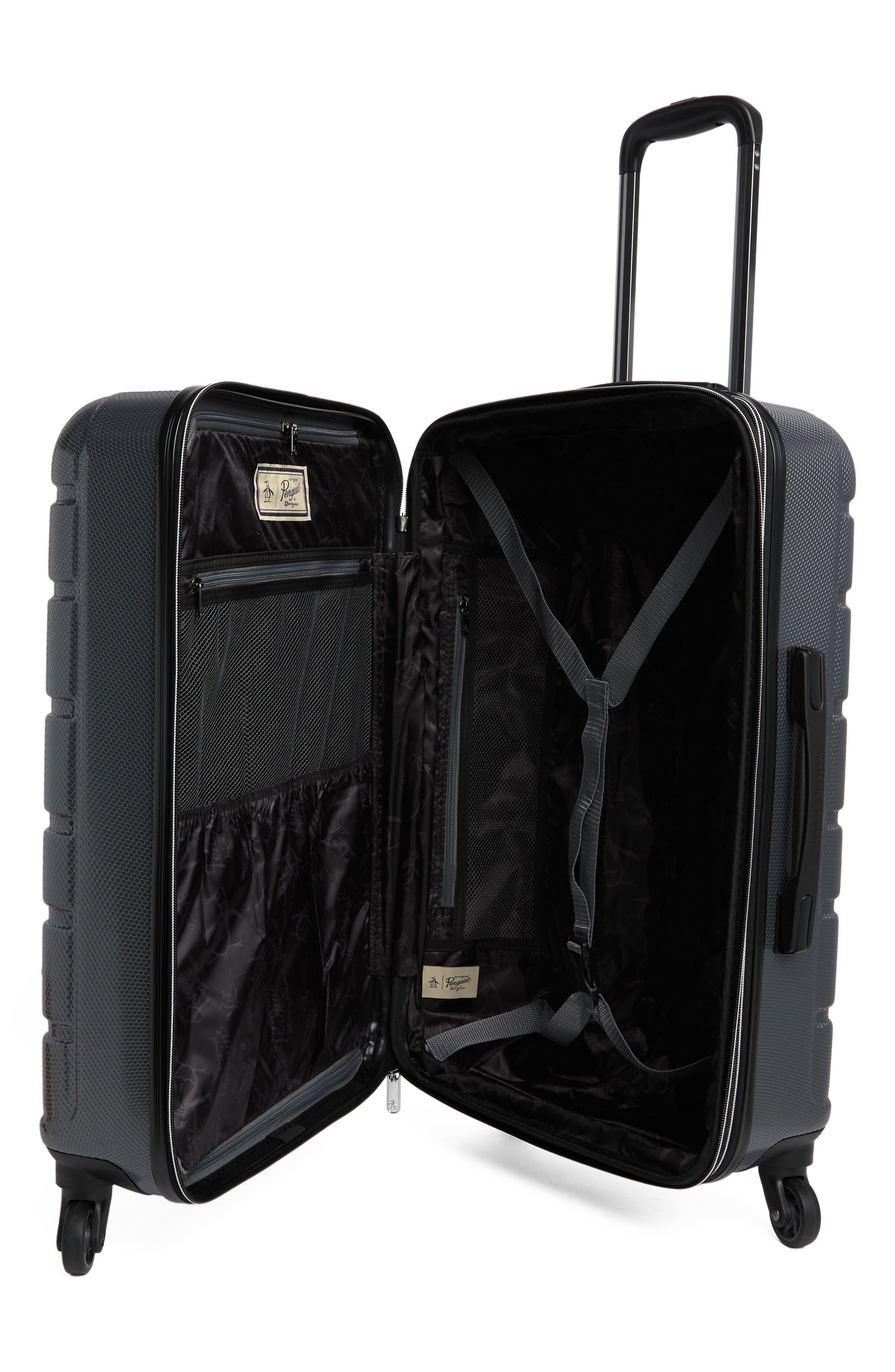 Original Penguin Crimson 25" Spinner Suitcase, Alternate, color, 