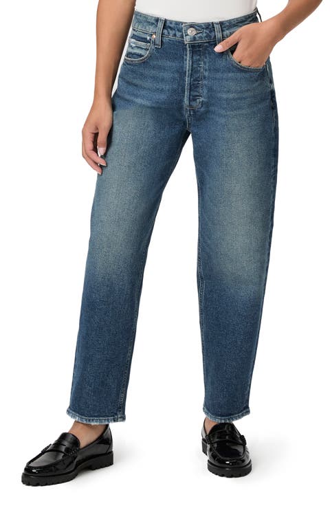 Alexis High Waist Ankle Barrel Jeans (Lovejoy Distressed) (Petite)