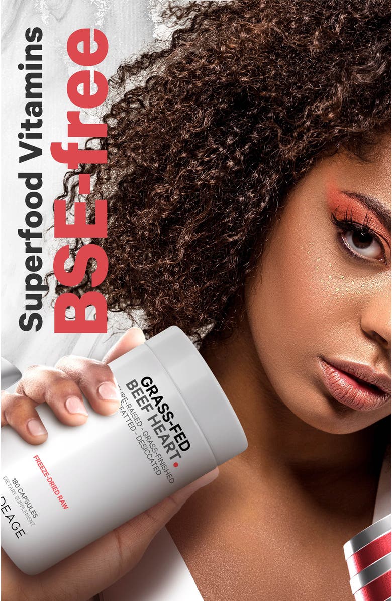 Codeage Grass-Fed Beef Heart Glandular Supplement, Alternate, color, White